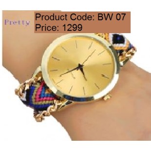 Maroon Bohemian Rope Quartz Watch BW 07 price in Pakistan